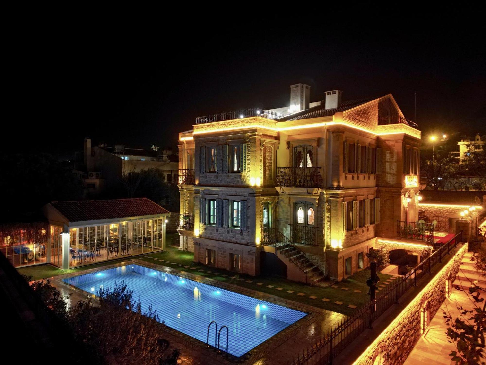 Hotel Naz Su Cunda Esterno foto