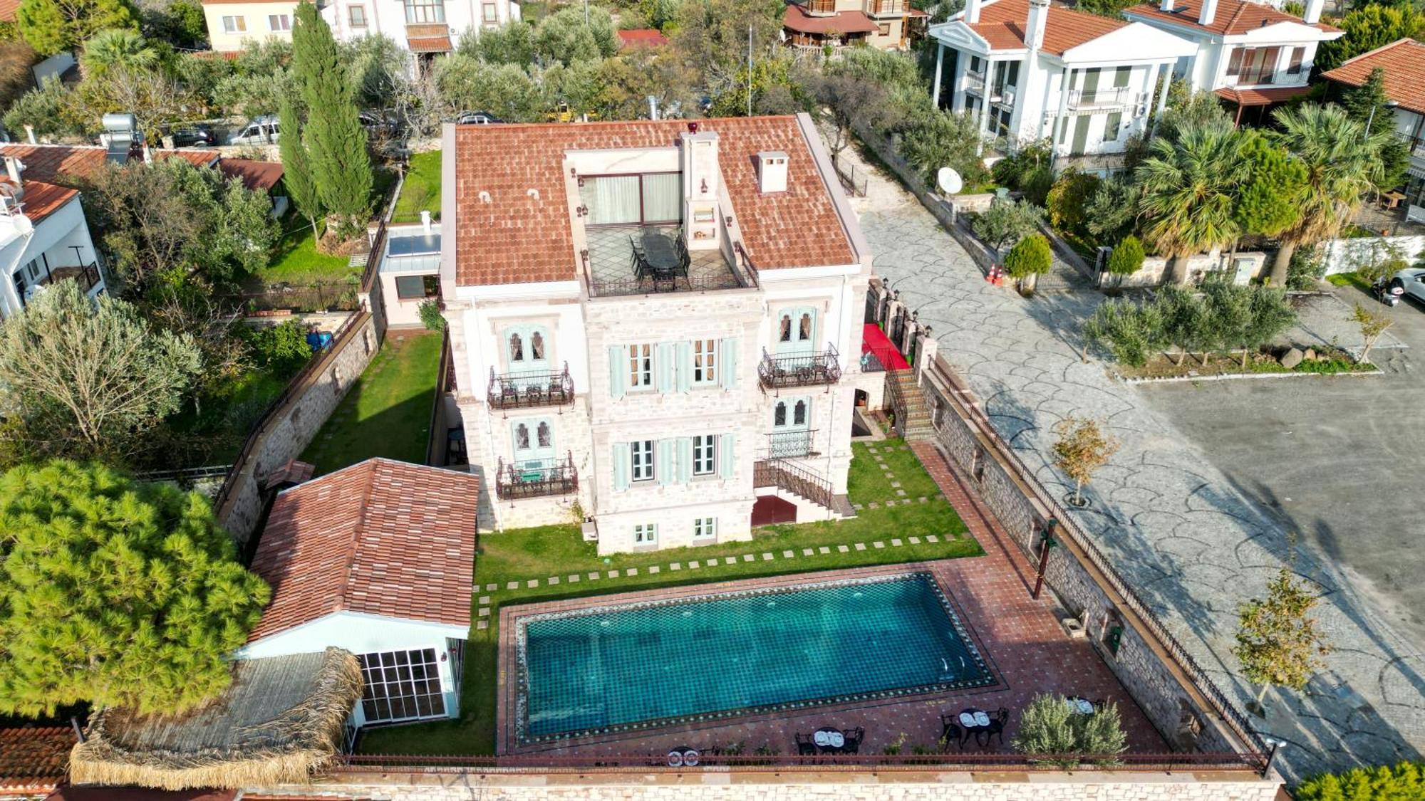 Hotel Naz Su Cunda Esterno foto